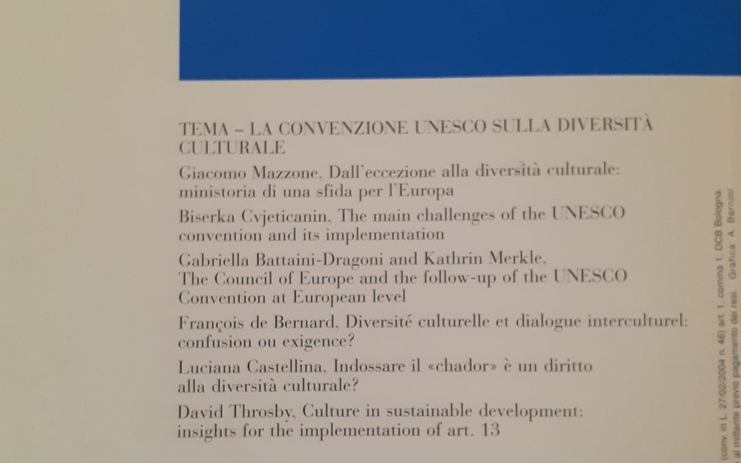 Convenzione Unesco sulla protezione e la promozione della diversità delle espressioni culturali